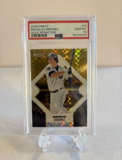 2006 Finest - Magglio Ordonez #23 Gold X-Fractor /10 PSA 10 🔥Low POP🔥 (Z)