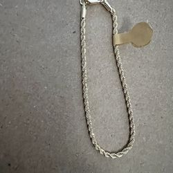 Gold Plated Rope Bracelet 