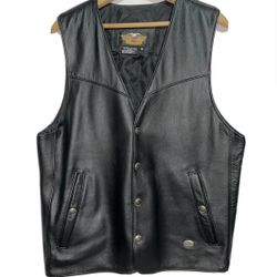 Harley Davidson Leather Vest 