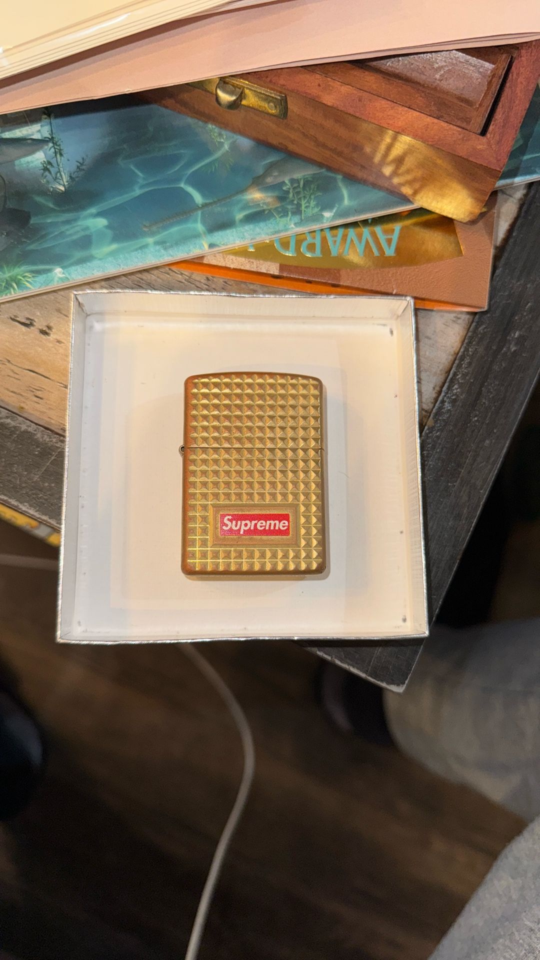 SUPREME Gold Lighter