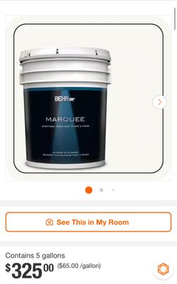 BEHR Marquee - Ultra pure white satin paint