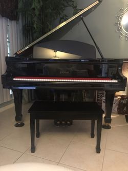 Beautiful baby grand piano