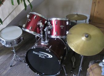 Drumset comes with everything percussion
