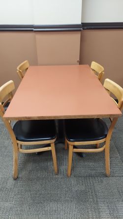 6 tables with chairs