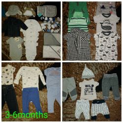 3-6 month clothing lot