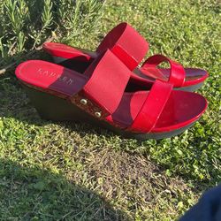 Ralph Lauren Red Heels