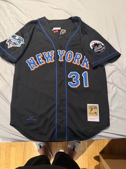 Mike Piazza New York Mets Black 2000 Authentic Player Jersey