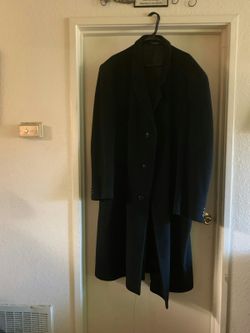 Authentic Full Length Cashmere Men overcoat you would not find another like this for this price.. 