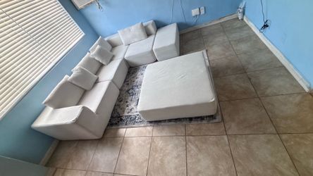 Boneless sofa L-shaped