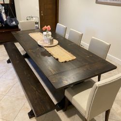 Custom Designed Farmhouse Dining Tables.