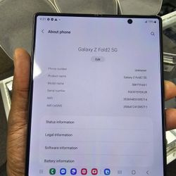 Samsung Galaxy Z Fold2 5G Unlocked 256gb 12gb RAM 