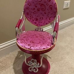 Salon Chair for American Girl Dolls