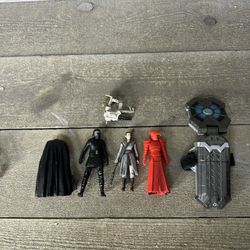 Star Wars Force Link Rey Kylo Ren Elite Praetorian Guard Action Figure Lot
