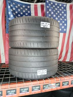 ✅ 305/30R20 MICHELIN PILOT SPORT 4S  Max Performance Summer 2 NICE USED TIRES 305/30ZR20