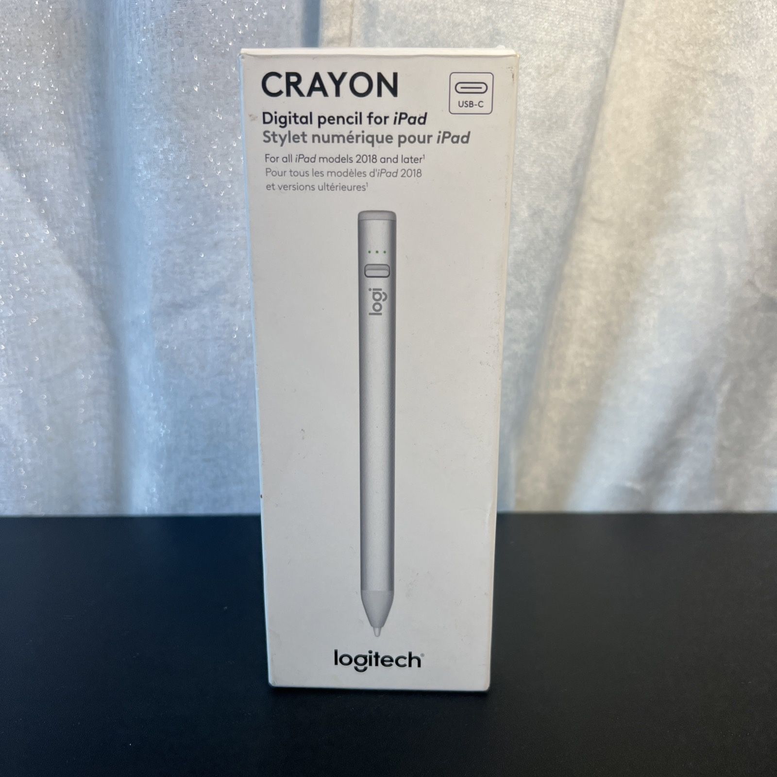 Logitech Crayon for all iPad 2018 Model & Later - Silver (New)