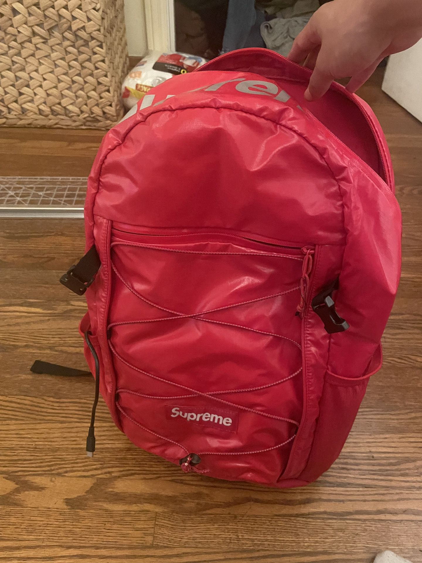 Supreme FW17 Red Reflective Backpack