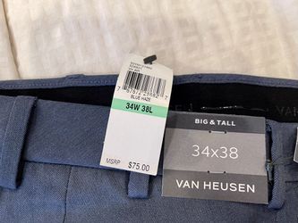 Brand New Mens Big And Tall Van Heusen Slacks Sz. 34x38 for Sale in Saint  James, NY - OfferUp