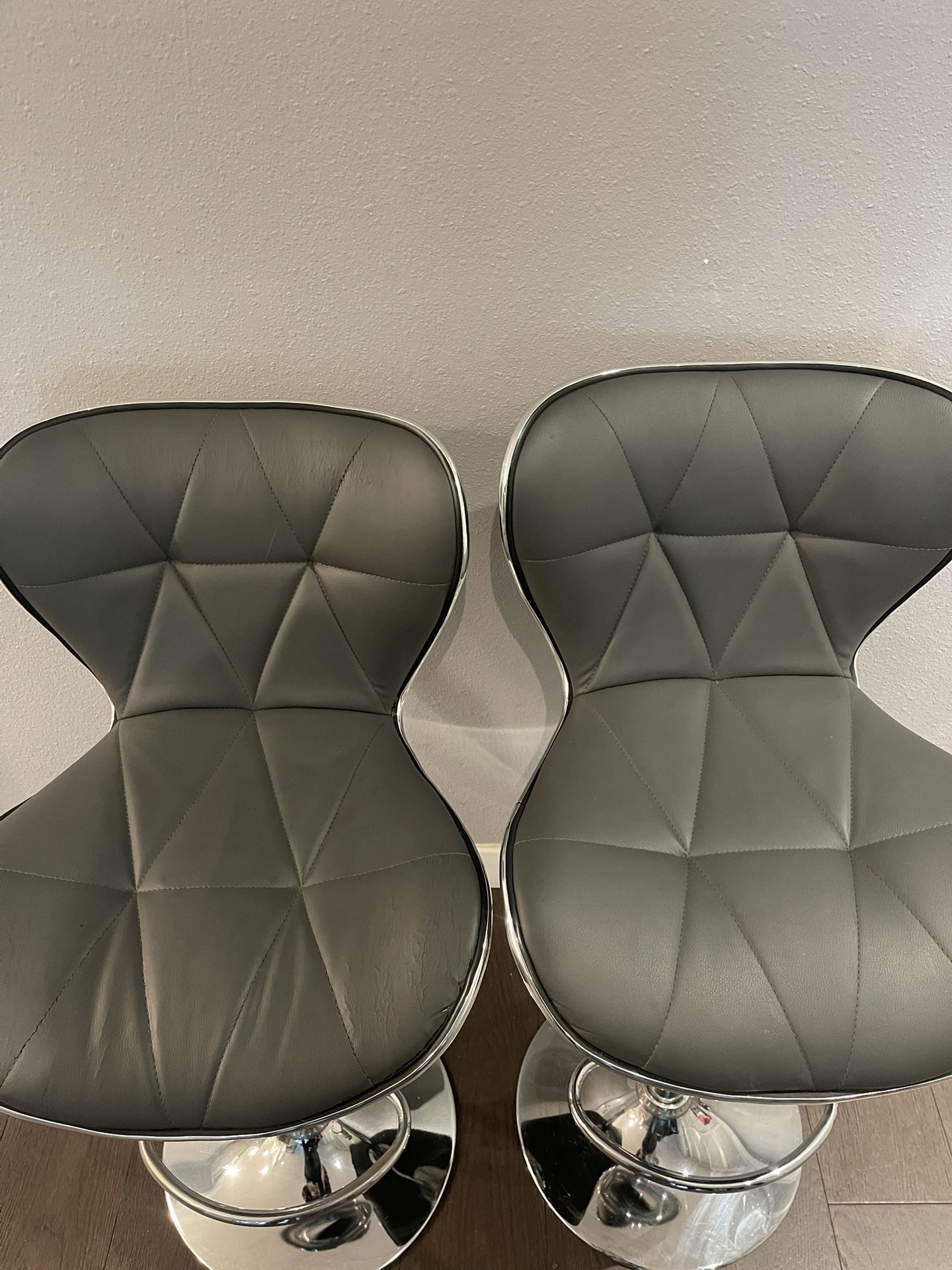 Adjustable Leather Stools and leather Mini Couch