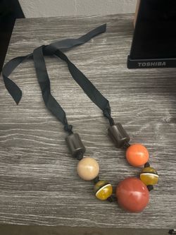 Vintage/Boho Multicolor Statement Beaded Necklace