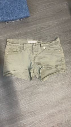 Levi's Light Army Green Color Shorts