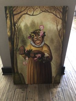 Whimsical Monkey Painting