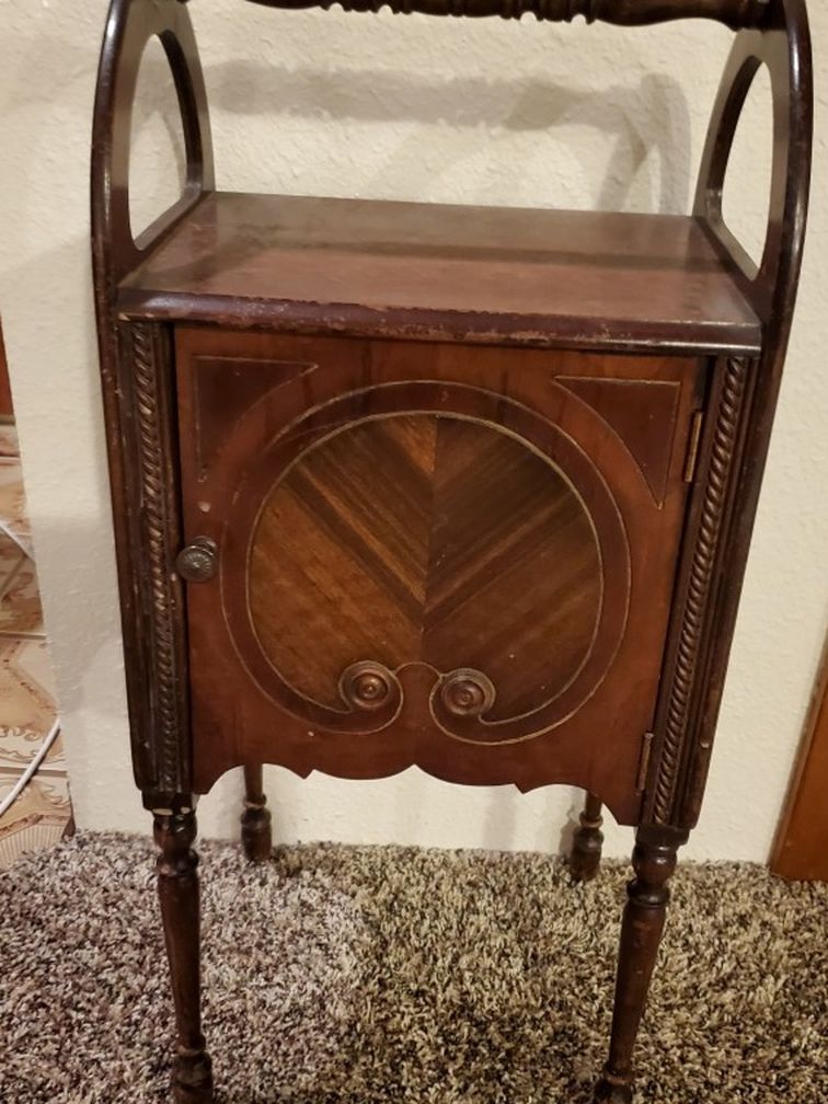 1920's Antique Humidor Cigar Cabinet