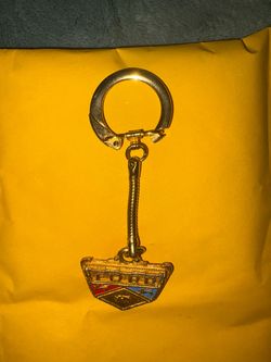 1950’s Vintage Ford Tri-Crest Emblem Metal Keychain