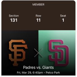 Padres Vs Giants