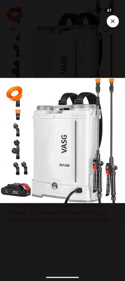 NEW - Rechargeable Electric Backpack Sprayer