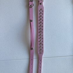 Bling Pet Collar and Customizable Pink Collar