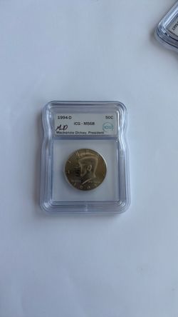 1994-D  ICG MS68 50C Signed