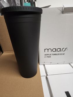 Matte Black 32oz Venti Tumblers 