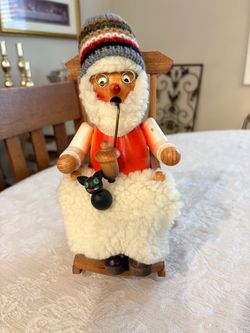 Vintage Stienbach Wooden Grandpa in Rocker