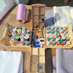 Vintage Sewing Box – 1983 – Fully Stocked