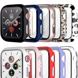 10-Pack Hard PC Case Compatible with Apple Watch Series 8 Series 7 41mm,