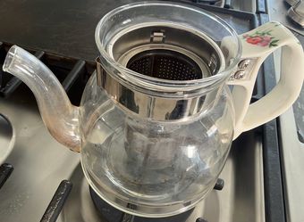 Glass tea kettle