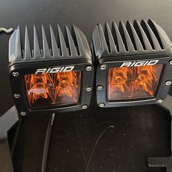 Rigid ditch lights, amber color