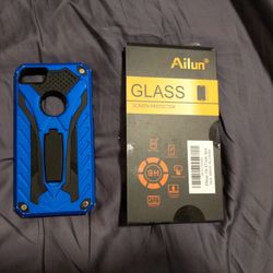 iPhone 7 Case with Screen Protectors For iPhone 7/8