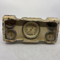 Classic Instruments Vintage Gauge Cluster Speedometer Hot Rod Rat Rod Dash