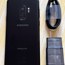 Samsung Galaxy S9+ Plus  , Unlocked  for all Company Carrier ,  Excellent Condition Like New 