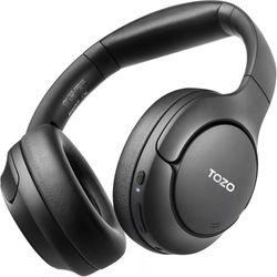 TOZO Foldable Headphones Bluetooth 5.4 Over Ear Headset with Mic 70H Playtime