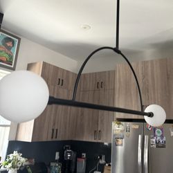 Modern Black Pendant Light [ALMOST NEW]