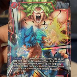 Dragon ball Z Fusion World Son Goku : BR/Vegeta Alternate Art