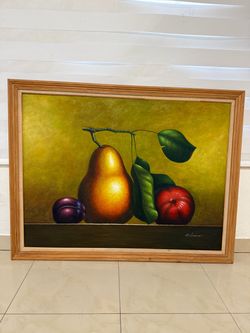'Kindness' Oil paint 🍑🍐🍎 Pintura al óleo