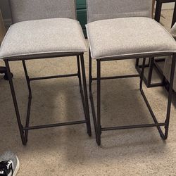 Gray Bar Stools 
