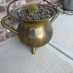 Large Solid Brass spittoon