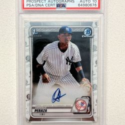 Oswald Peraza Baseball Card  