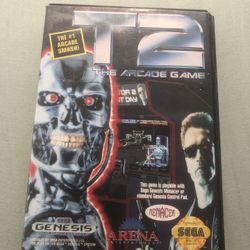 T2 The Arcade Game Terminator Sega Genesis 