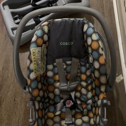 Infant Cosco Car Seat Attachment And The Seat
