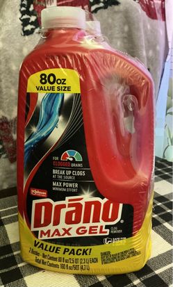 Drano Max Gel 2 pk Drain cleaner